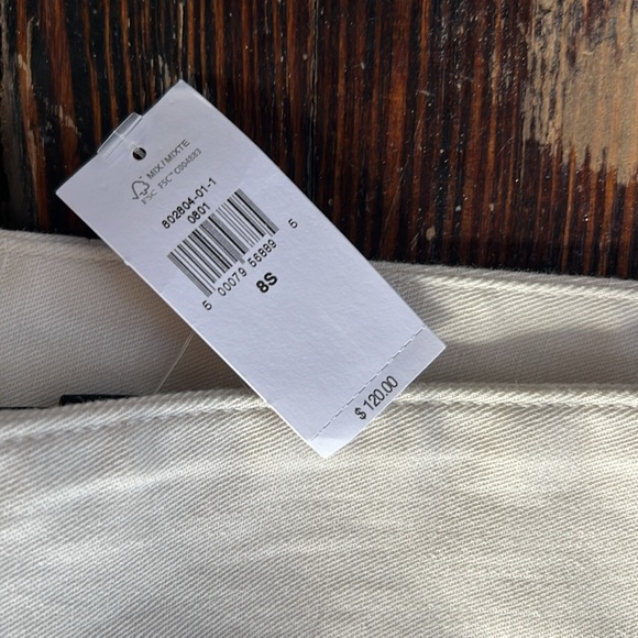 NWT Banana Republic Pleated Cargo Trousers 8S - Picture 4 of 6